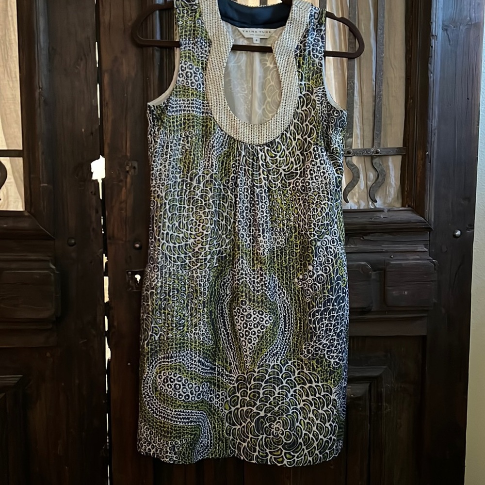 Trina Turk Los Angeles patterned shift dress